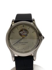 画像：自動巻腕時計/アナログ/レザー/GLD/BLK/20260221日差+10//