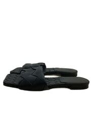 画像：リド/フラットサンダル/40/BLK/レザー