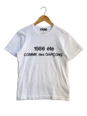 画像：Tシャツ/S/コットン/WHT/プリント/SZ-T028//