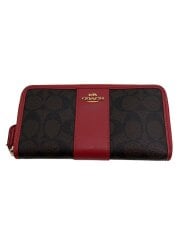 画像：長財布_シグネチャー/PVC/BRW/総柄/レディース