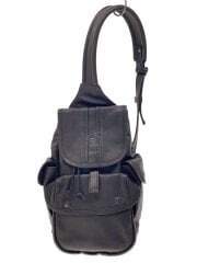 画像：Moon less night/ボディバッグ/レザー/BLK/8JA-9551