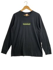 画像：長袖Tシャツ/M/コットン/BLK//