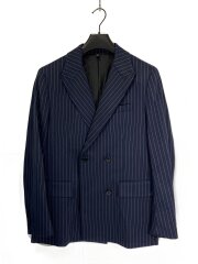 画像：テーラードジャケット/XS/ポリエステル/NVY/ストライプ/CN472