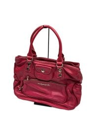 画像：トートバッグ/レザー/PNK/無地