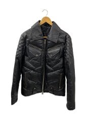 画像：レザージャケット・ブルゾン/3/山羊革/BLK