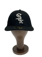 画像：キャップ/7 3/8/ポリエステル/BLK/無地/メンズ