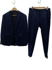 画像：3ピース/スーツ/A6/ウール/NVY/ストライプ