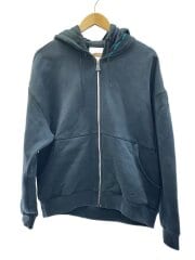 画像：EQT HOODIE/ジップパーカー/L/コットン/BLK/無地/JD0659