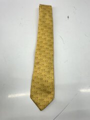 画像：ネクタイ/シルク/YLW/総柄/メンズ