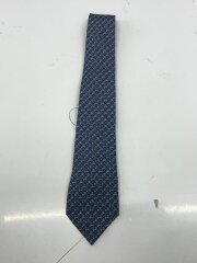 画像：ネクタイ/シルク/BLU/総柄/メンズ