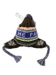 画像：PERUVIAN BEANIE/ヘッドウェア/--/アクリル/BRW/総柄/メンズ