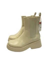 画像：Giselle/ジゼル/チェルシーブーツ/36/CRM/フェイクレザー/CK1-90280050