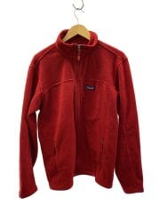 画像：シンチラ/フリースジャケット/M/ポリエステル/RED/無地/22990FA17