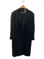 画像：ダブル/コート/L/カシミア100/BLK/無地