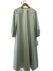 画像：Aライン ハイストレッチ ドレス/36/ポリエステル/BEG/無地/100922