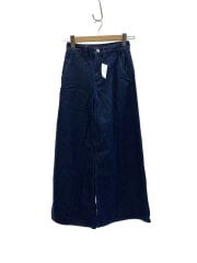 画像：Drape Denim HW Wide Trouser D/23/デニム/IDG/01-4106403-760