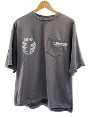画像：Tシャツ/M/コットン/グレー/プリント/24143ts-ds/ヴィンテージ加工