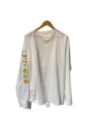 画像：長袖Tシャツ/L/コットン/WHT/プリント/SOPH-250071