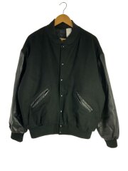 画像：スタジャン/L/ウール/BLK/無地