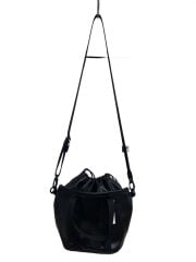 画像：ショルダーバッグ/フェイクレザー/BLK