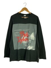 画像：長袖Tシャツ/XL/コットン/BLK/プリント