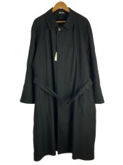 画像：ステンカラーコート/42/ポリエステル/BLK/無地