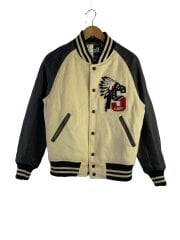 画像：スタジャン/M/ウール/CRM/BROS