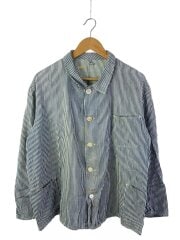 画像：ジャケット/--/--/BLU/ストライプ