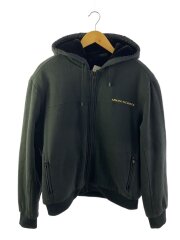 画像：ジップパーカー/L/コットン/BLK/無地/6YZM88ZJA9Z