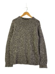 画像：80s/USA製/メランジニット・セーター(厚手)/M/ウール/GRY