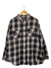 画像：VINTAGE HEADS/マチネル/ヘビーネル/ネルシャツ/XL/コットン/BLK/オンブレCK/VH-002//