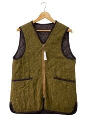 画像：キルティングウールリバーシブルベスト/40/ウール/KHK/MLI0038YE71
