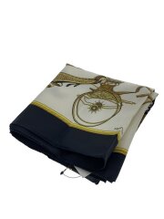 画像：スカーフ/シルク/マルチカラー/総柄/レディース