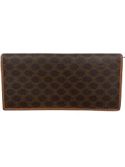 画像：長財布/レザー/BRW/総柄/レディース