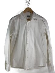 画像：L/S KNITECH SHIRT_ロングスリーブニッテックシャツ/XL/コットン/WHT/無地