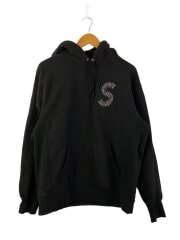 画像：S logo hooded sweatshirt/M/コットン/BLK//