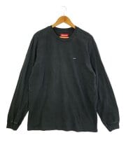画像：長袖Tシャツ/M/コットン/BLK/無地//