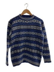 画像：andersons of shetland/ニット・セーター(厚手)/--/--/BLU/総柄