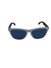 画像：サングラス/カモフラ/ウェリントン/プラスチック/WHT/BLU/メンズ