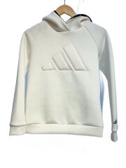 画像：パーカー/L/ポリエステル/WHT/無地/HG8245