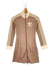 画像：長袖ワンピース/XS/ポリエステル/BRW/無地/JC5779