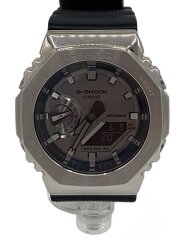 画像：クォーツ腕時計_G-SHOCK/デジアナ/--/SLV/BLK