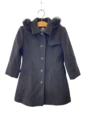 画像：コート/110cm/アンゴラ/BLK/BN420-209-09