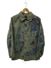 画像：20SS/D.N.COVERALL/Back Sateen Paint/長袖シャツ/XS/コットン/KHK