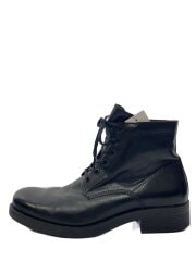 画像：レースアップブーツ/42/BLK/レザー