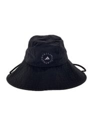 画像：バケットハット/--/ナイロン/BLK/無地/レディース/HS3328