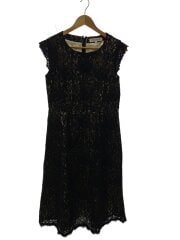 画像：ノースリーブワンピース/42/コットン/BLK