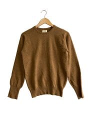 画像：クルーネックニット・セーター(厚手)/--/ウール/BRW//