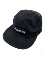 画像：Washed Chino Twill Camp Cap/キャップ/コットン/BLK/メンズ