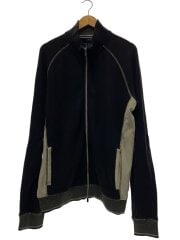 画像：ジップアップジャケット/XL/コットン/BLK/M01MA